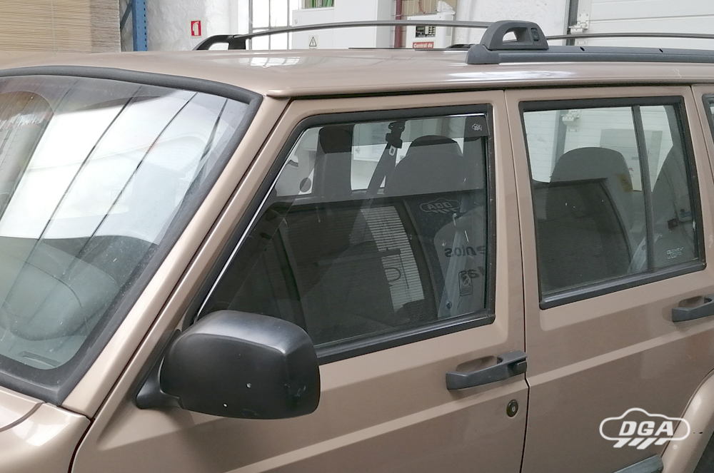 Wind Defletors JEEP CHEROKEE, 4X4, 1997 - 2001, 5 Doors, Front, In-Channel